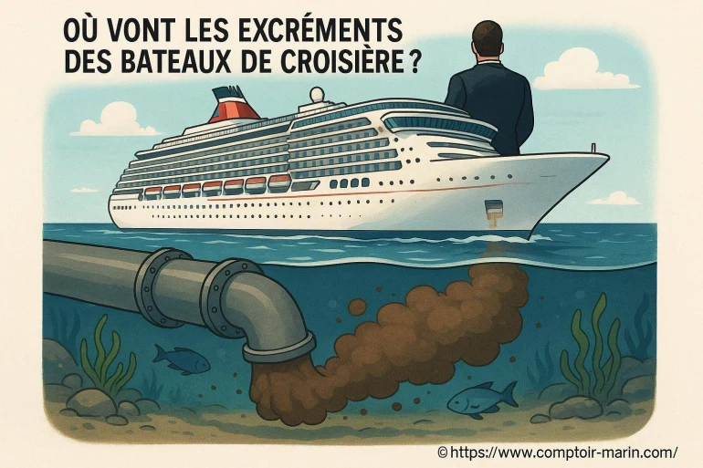 Où vont les excréments des bateaux de croisière ?