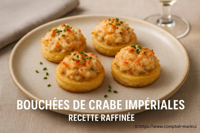 Bouchées de crabe impériales : une recette raffinée pour vos repas d’exception