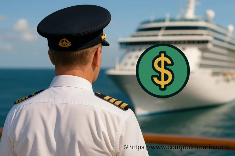 Quel est le salaire d'un capitaine de bateau de croisière ?