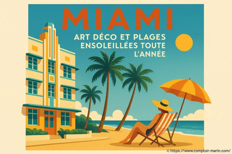 Miami entre art déco et plages ensoleillées toute l’année