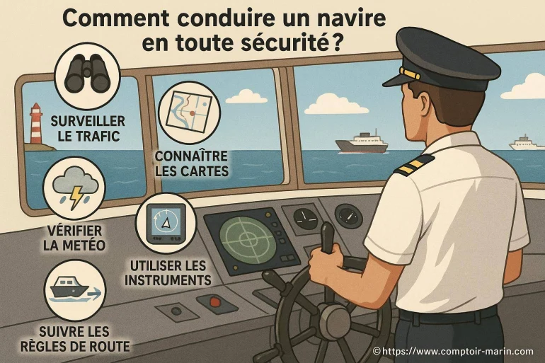 Comment conduire un navire en toute sécurité ?