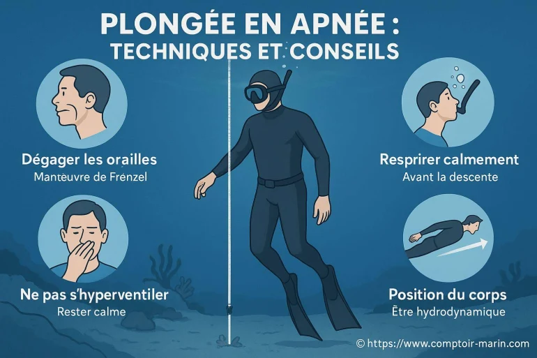 Plongée en apnée : techniques essentielles et conseils pratiques