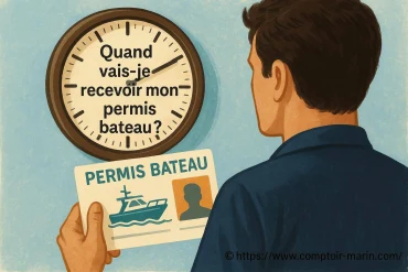 Quand vais-je recevoir mon permis bateau ?