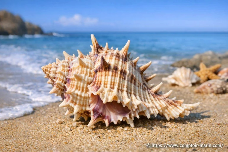 Murex, le coquillage aux épines caractéristiques de l’océan