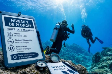 Niveau 2 de plongée : quelle durée de formation ?