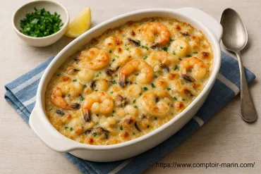 Gratin de fruits de mer : recette facile pour un plat savoureux