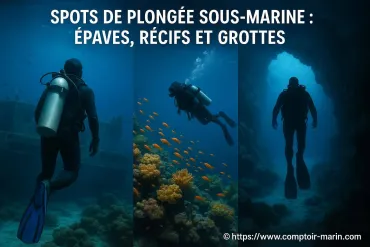 Spots de plongée sous-marine : explorer épaves, récifs et grottes