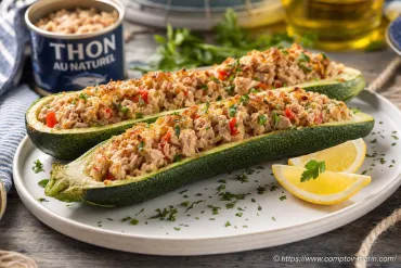 Courgette farcie au thon : la recette marine facile et généreuse