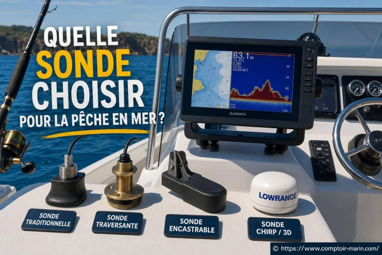 Quelle sonde choisir pour la pêche en mer ?