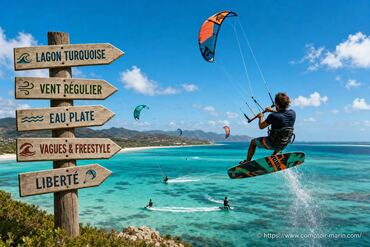 Spots de kitesurf : où glisser et s’envoler avec le vent en toute liberté