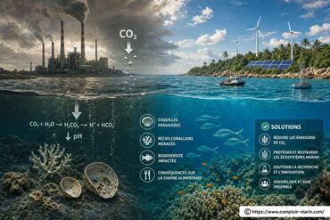 Acidification des océans : comprendre ses causes, ses risques et les solutions à adopter